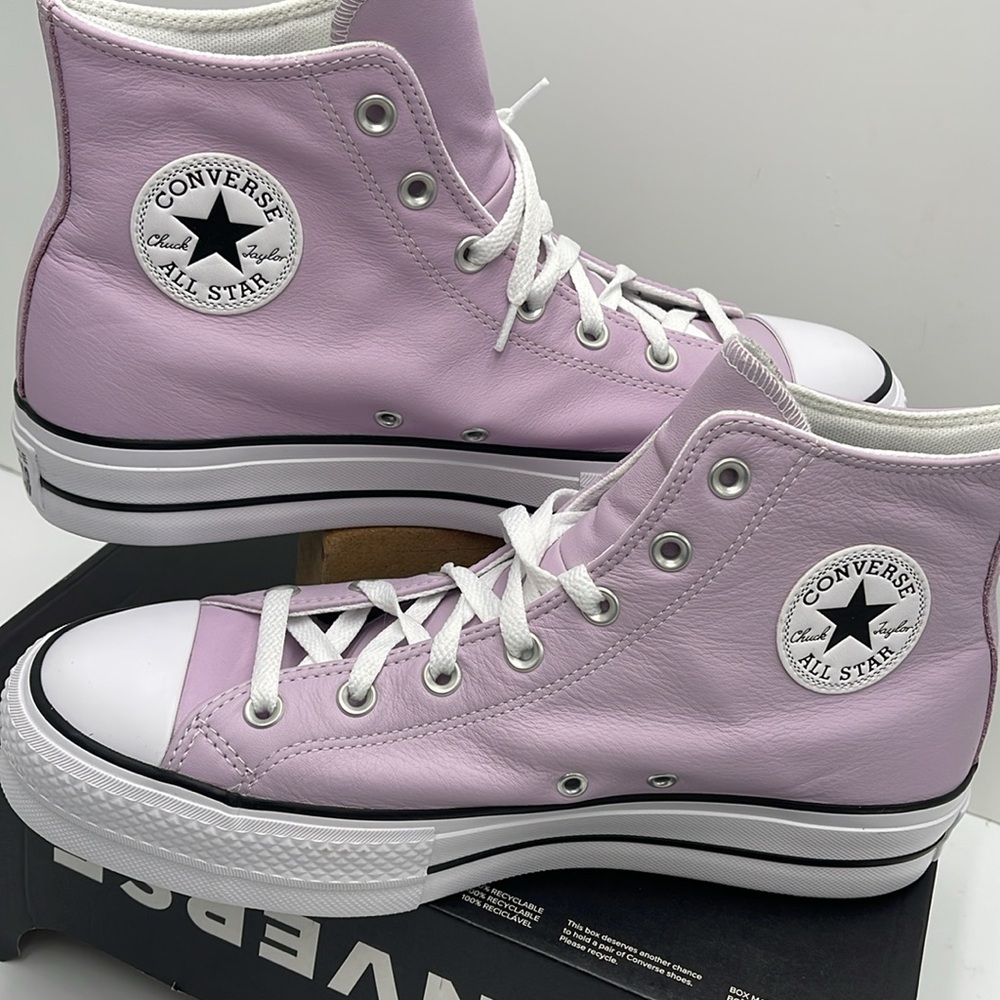 Converse WMNS CTAS LIFT H
PALE AMETHYST/WHITE/BLACK A07857C Platforms Sneakers - Picture 10 of 16